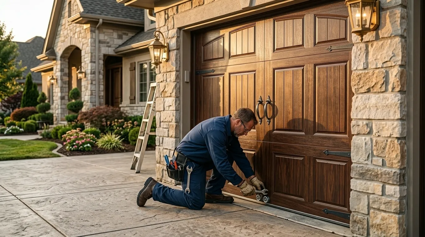 Off-Track Garage Door Repair for Union City Homes in Livermore